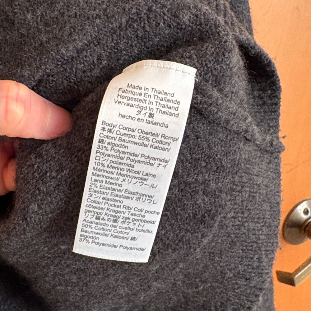 Madewell Charcoal Wool-blend Cardigan - Picture 7 of 13